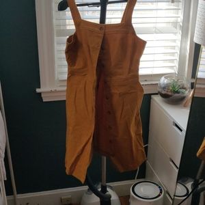 J crew corduroy pinafore dress